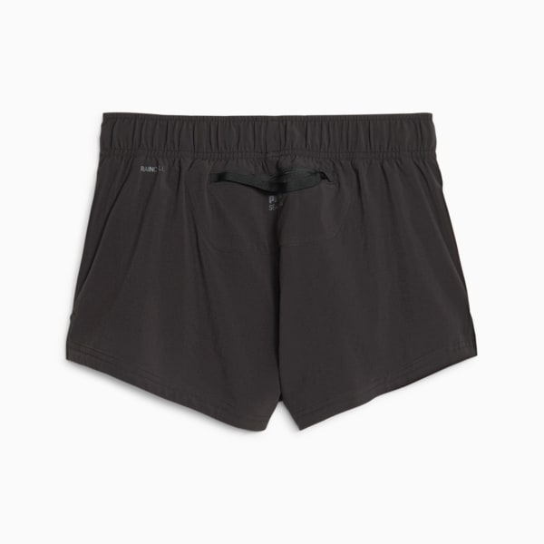 SEASONS Lightweight 3" Woven Trail Running Shorts Women, PUMA Black, large-ZAF