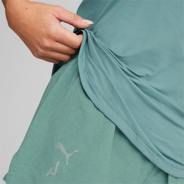 SEASONS Lightweight 3" Woven Trail Running Shorts Women, Adriatic Heather, large-ZAF