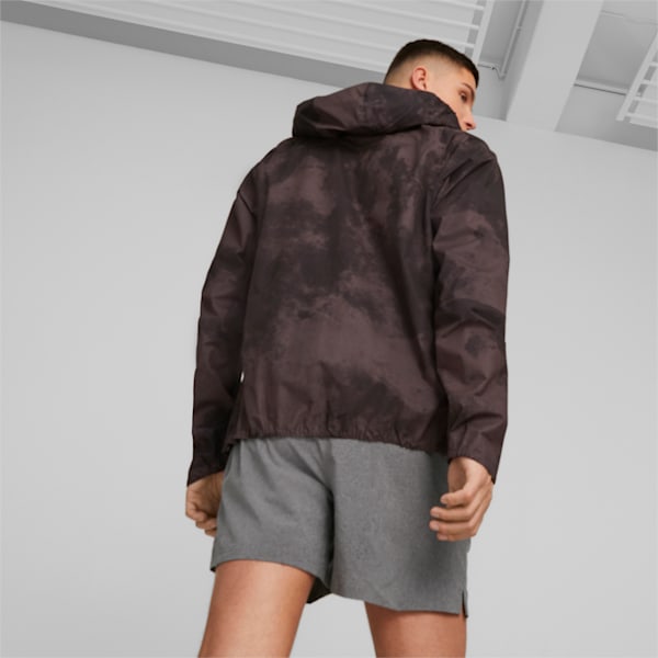 Campera de trail running plegable stormCELL SympaTex® para hombre de la colección SEASONS, PUMA Black-AOP, large-ARG