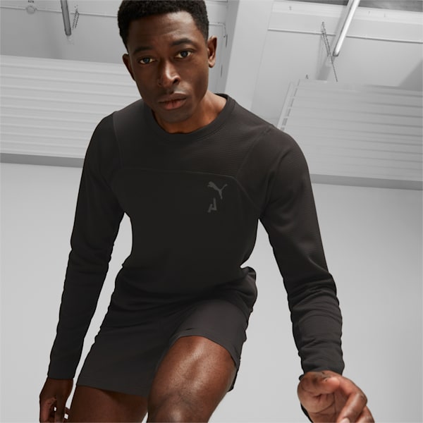 SEASONS rainCELL Long Sleeve Trail Running Tee Men, PUMA Black-PUMA Black, large-ZAF