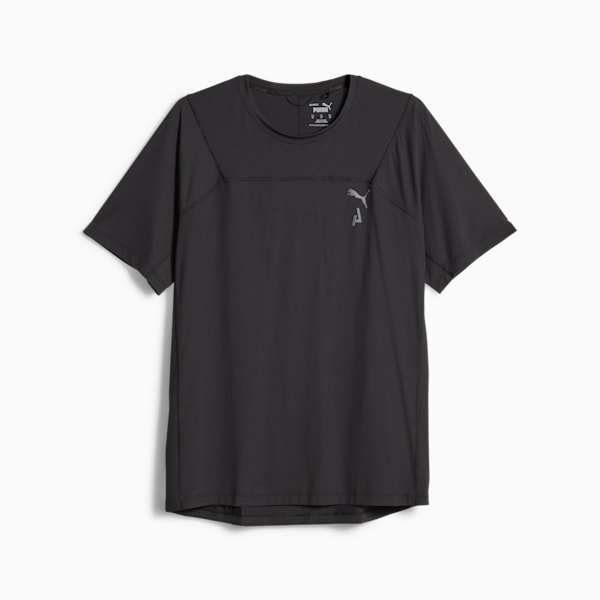 SEASONS coolCELL Men's Trail Running Tee, PUMA Black-PUMA Black, large-ZAF