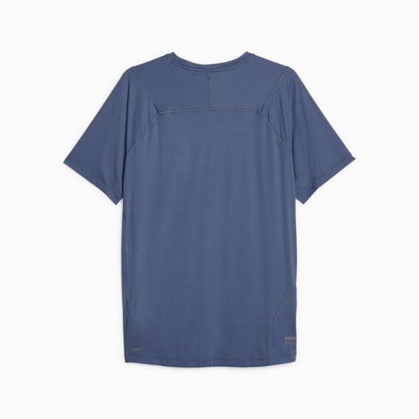 SEASONS coolCELL Men's Trail Running Tee, Inky Blue, large-ZAF
