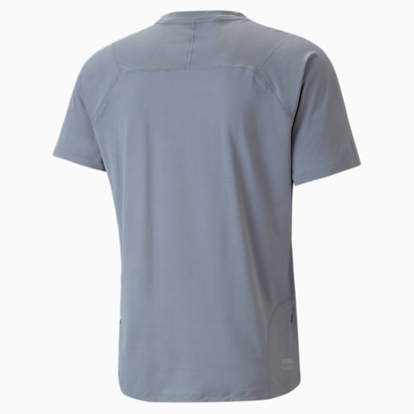 SEASONS coolCELL Men's Trail Running Tee, Gray Tile, large-ZAF