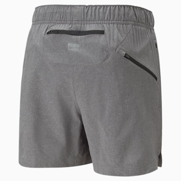 SEASONS Lightweight 5" Woven Trail Running Shorts Men, PUMA Black Heather, large-ZAF