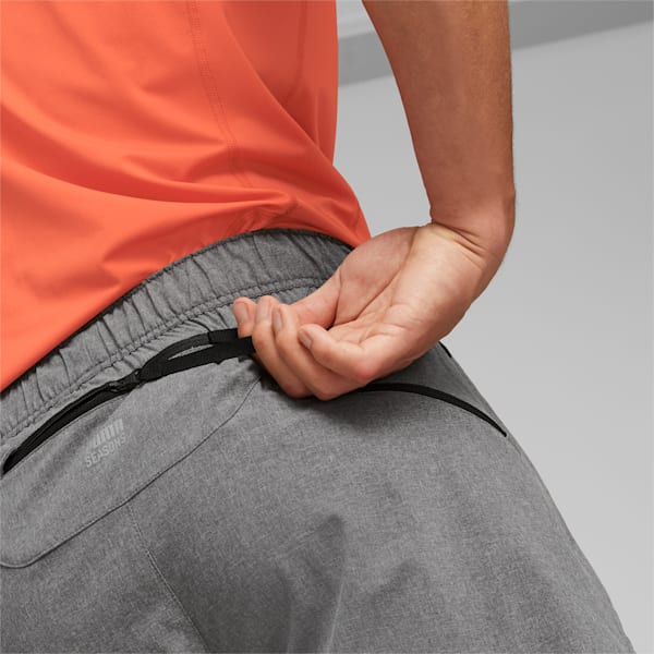 SEASONS Lightweight 5" Woven Trail Running Shorts Men, PUMA Black Heather, large-ZAF