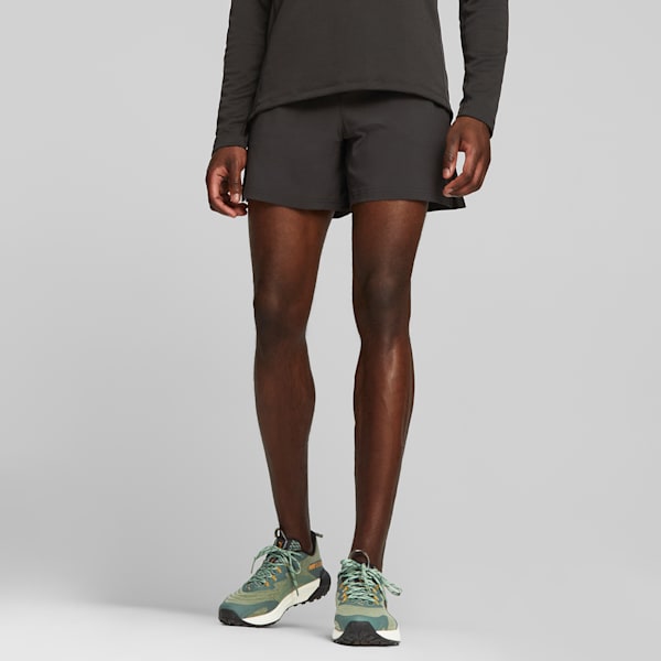 SEASONS Lightweight 5" Woven Trail Running Shorts Men, PUMA Black, large-ZAF