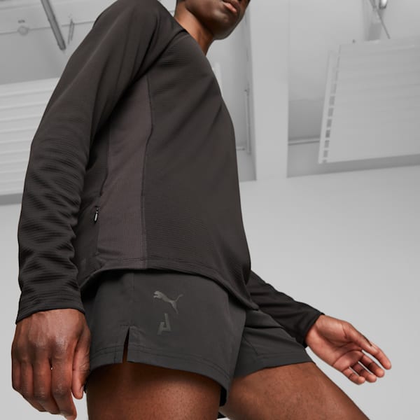 SEASONS Lightweight 5" Woven Trail Running Shorts Men, PUMA Black, large-ZAF