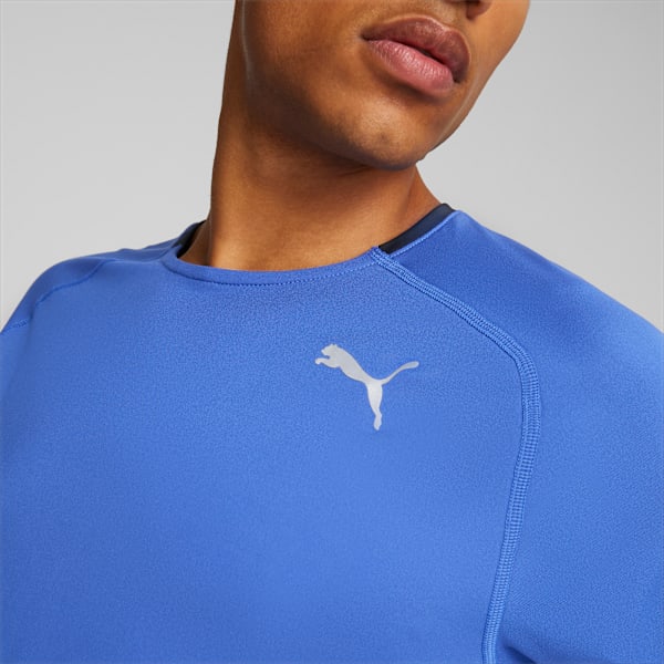 Remera de manga corta Run CLOUDSPUN para hombre, Royal Sapphire, large-ARG