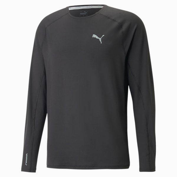 Run CLOUDSPUN Long Sleeve Top Men, PUMA Black, large-ZAF