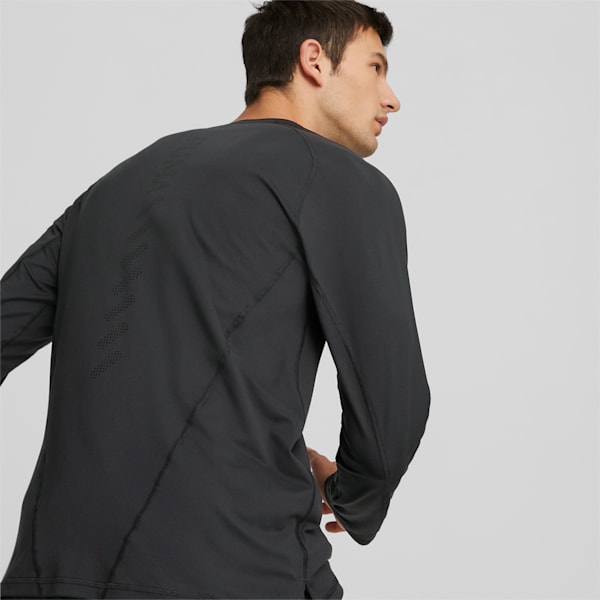 Run CLOUDSPUN Long Sleeve Top Men, PUMA Black, large-ZAF