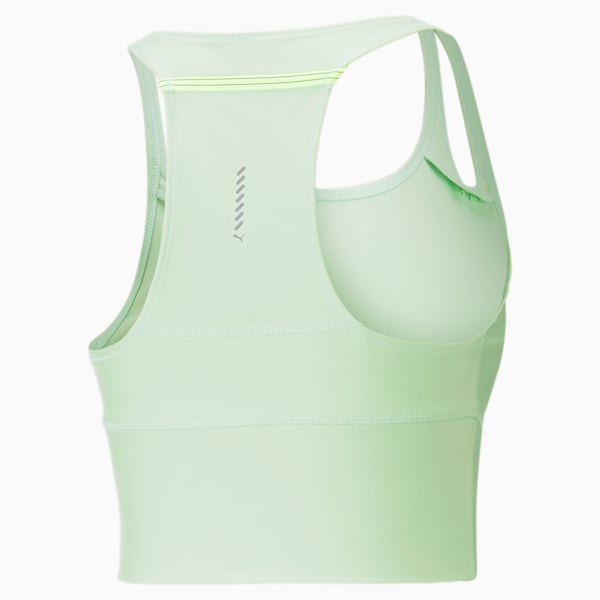 RUN ULTRAFORM Cropped Running Tank Top Women, Light Mint, large-ZAF