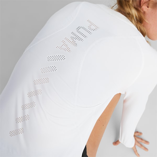 Remera de manga larga Run CLOUDSPUN para mujer, PUMA White, large-ARG