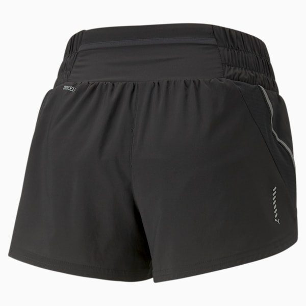 RUN Woven 3" Running Shorts Women, PUMA Black, large-ZAF