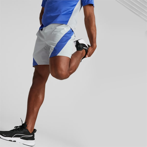 PUMA Fit 7" Stretch Woven Training Shorts Men, Platinum Gray, large-ZAF