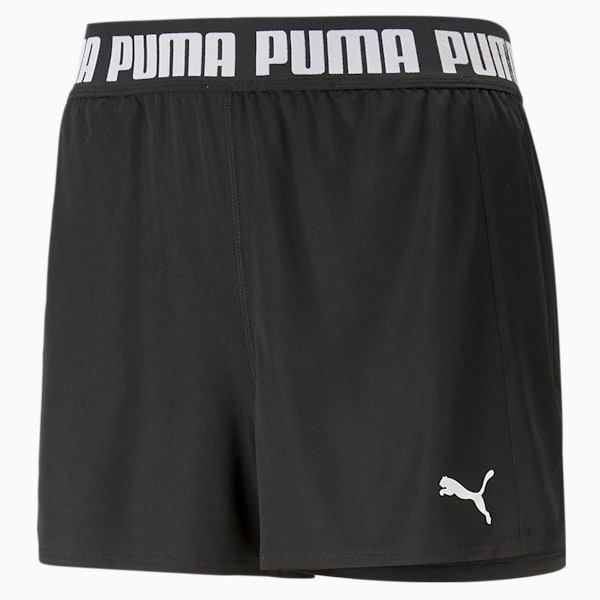 TRAIN ALL DAY 3" Knit Training Shorts Women, PUMA Black-PUMA Black, large-ZAF