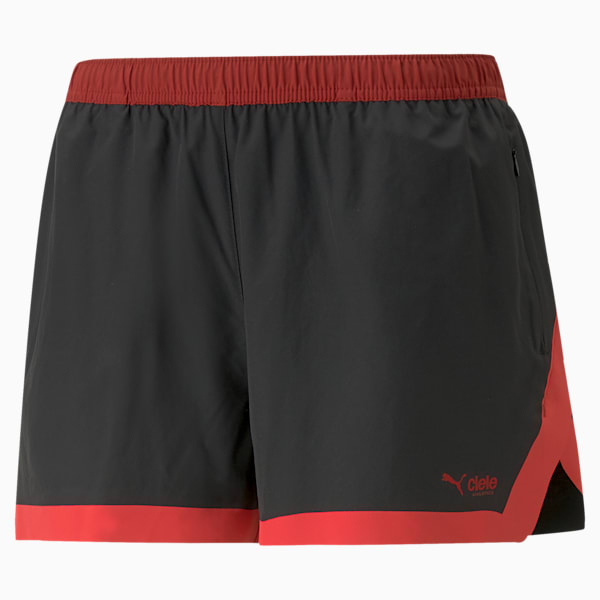 PUMA x CIELE 3" Women's Woven Running Shorts, PUMA Black, large-ZAF