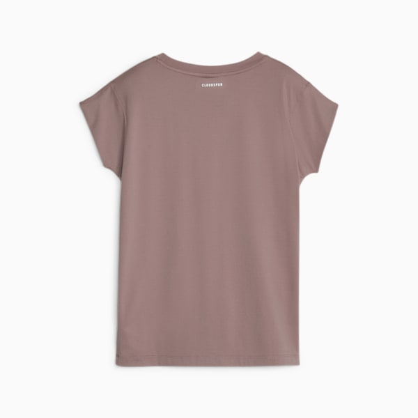 Remera de training para mujer Cloudspun Trend, Dark Clove, large-ARG