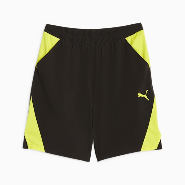 Ultrabreathe Men's 7'' Woven Training Shorts, PUMA Black-Yellow Burst, large-ZAF