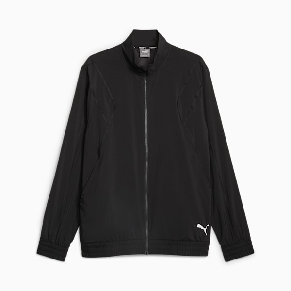 PUMA FIT Full-Zip Woven Training Jacket Men, PUMA Black, large-ZAF