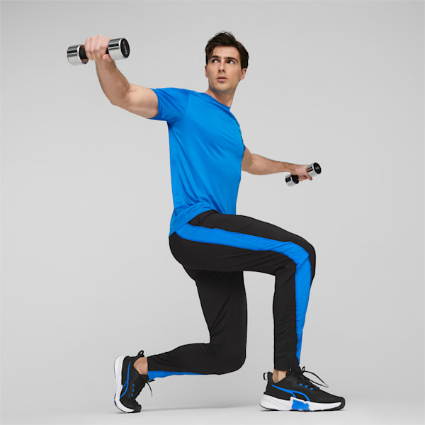 Pantalones de training PUMA FIT para hombre, Ultra Blue-PUMA Black, large-ARG