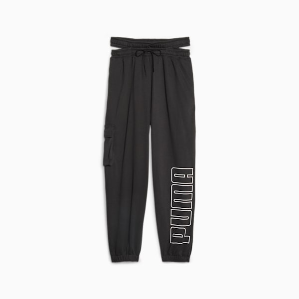 PUMA FIT MOVE Women's Oversized Training Jogger, PUMA Black, large-ZAF