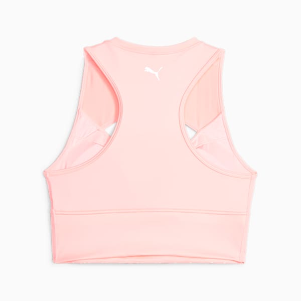 PUMA FIT MOVE Fashion Women's Longline Training Bra, Koral Ice, large-ZAF
