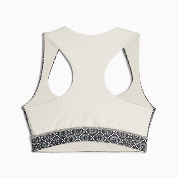 Logo Love Mid Support Training Bra, Alpine Snow, large-ZAF