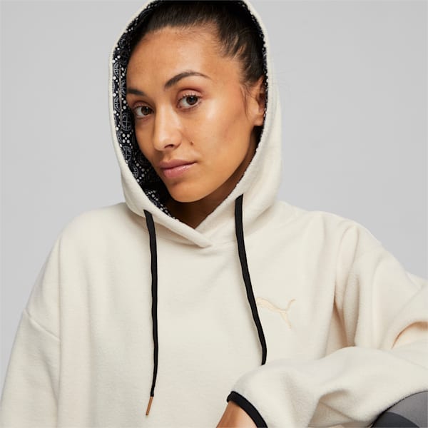 LOGO LOVE Women's Training Hoodie, Alpine Snow, large-ZAF