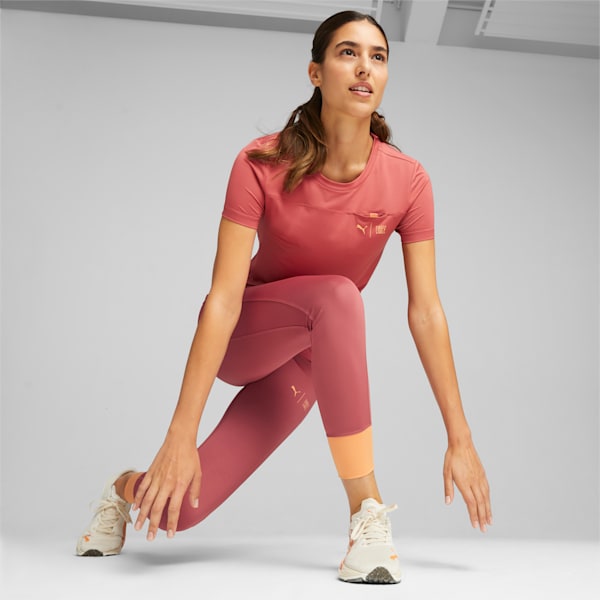 PUMA x First Mile Women's Running Tee, Astro Red, large-ZAF