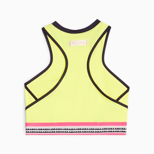 PUMA x lemlem Cropped Training Tank Top Women, Yellow Burst, large-ZAF
