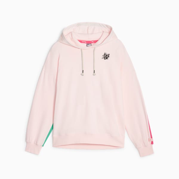 PUMA x lemlem Fleece Training Hoodie Women, Frosty Pink, large-ZAF
