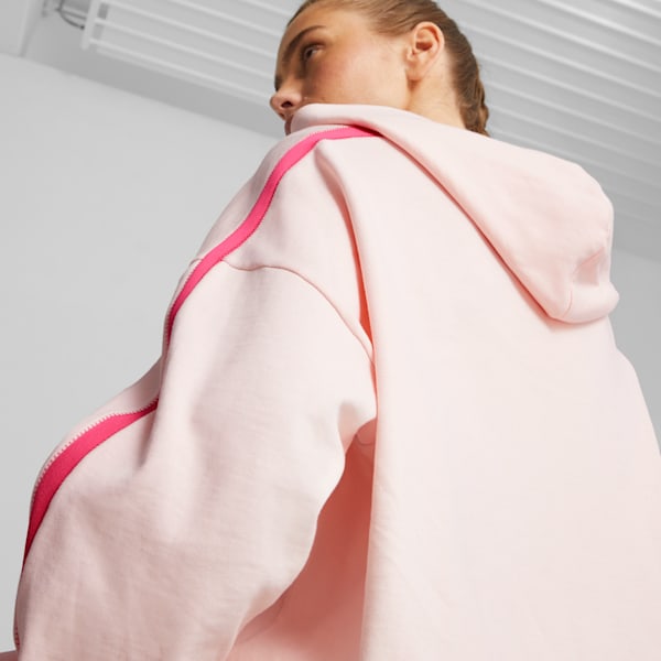 PUMA x lemlem Fleece Training Hoodie Women, Frosty Pink, large-ZAF