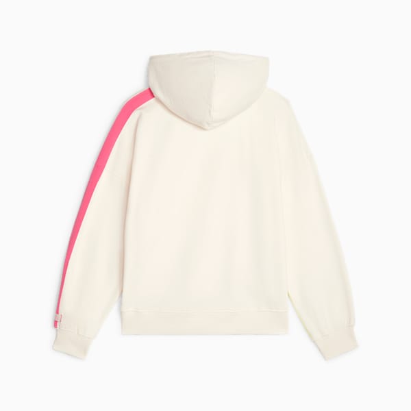 Buzo con capucha PUMA x lemlem polar para mujer, Ghost Pepper, large-ARG