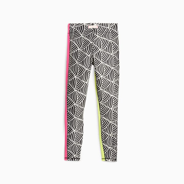 PUMA x lemlem High Waisted 7/8 Training Leggings Women, PUMA Black-Ghost Pepper, large-ZAF
