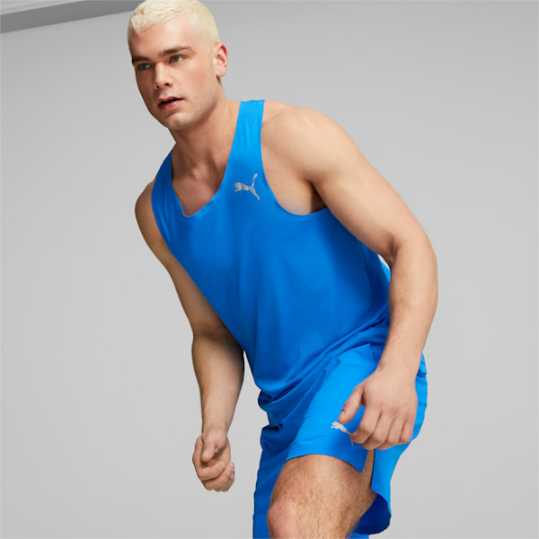 Ultraspun Men's Running Singlet, Ultra Blue, large-ZAF