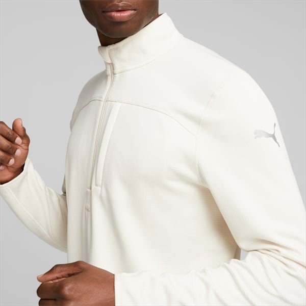 Pullover para correr RUN Microfleece Hombre, Alpine Snow, large-MEX