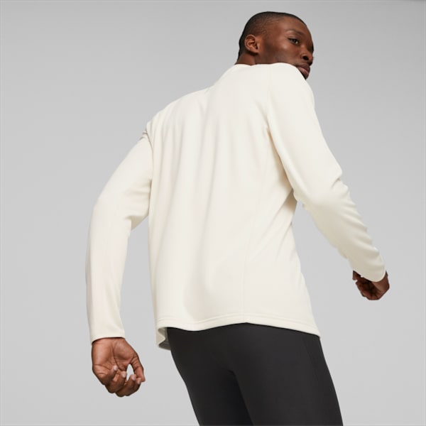 Pullover para correr RUN Microfleece Hombre, Alpine Snow, large-MEX