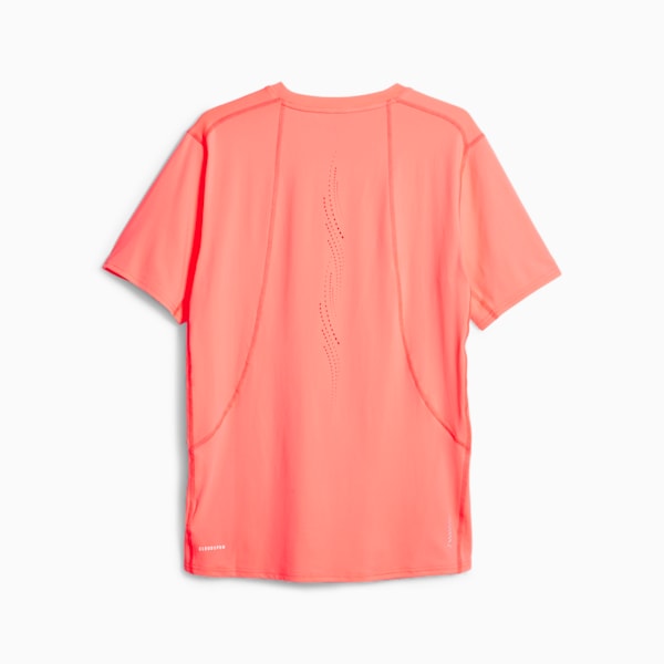 Cloudspun Men's Running Tee, Fire Orchid, large-ZAF