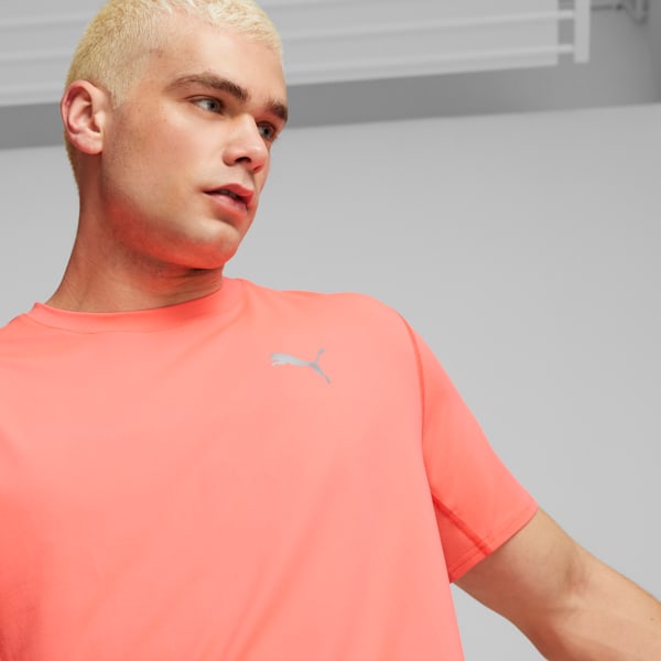 Remera de running Cloudspun para hombre, Fire Orchid, large-ARG