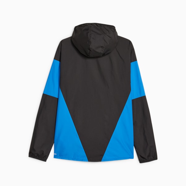 Lightweight Running Jacket Men, PUMA Black-Ultra Blue, large-ZAF