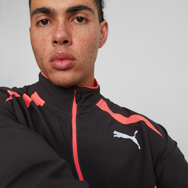 ULTRAWEAVE Men's Running Jacket, PUMA Black-Ultra Blue, large-ZAF