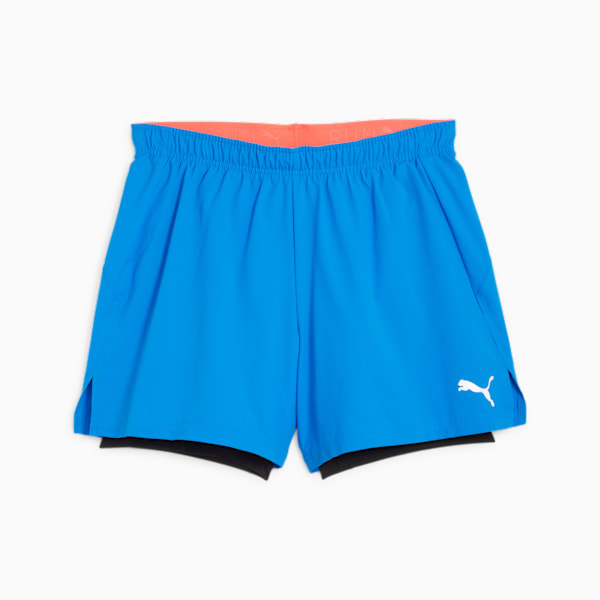 Shorts para correr Ultraweave 2-in-1 para hombre, Ultra Blue-PUMA Black, large-MEX