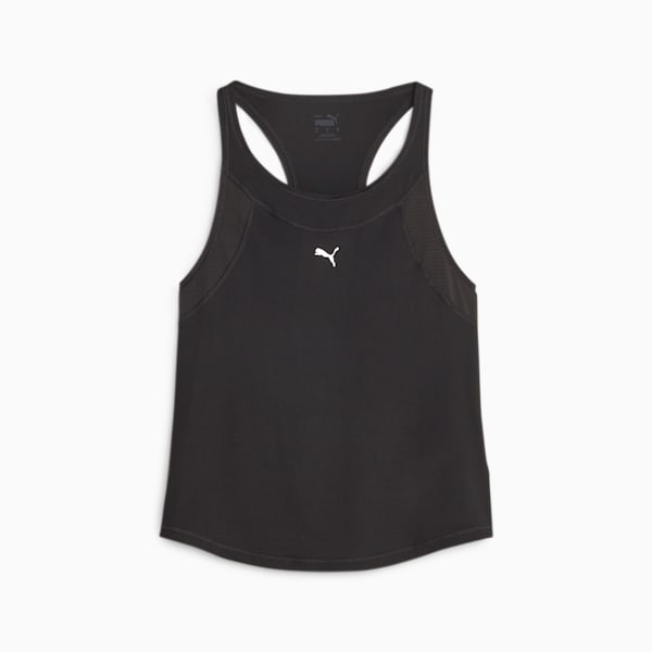 RUN CLOUDSPUN Women's Sleeveless Running Tank Top, PUMA Black, large-ZAF