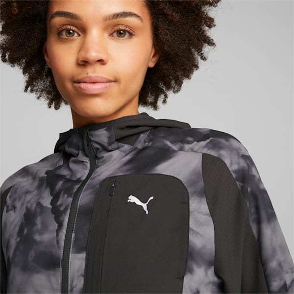 Campera de running para mujer 2 en 1 Ultraweave, PUMA Black, large-ARG
