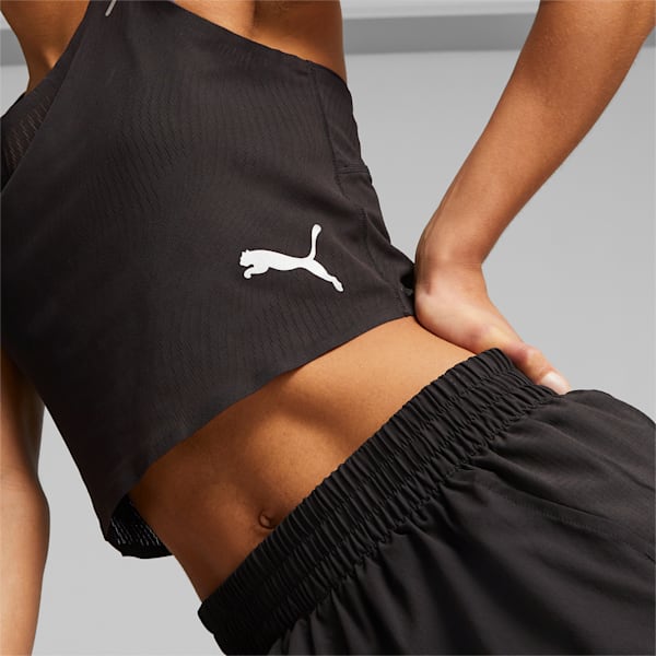 Ultraspun Running Crop Tank Top Women, PUMA Black, large-ZAF