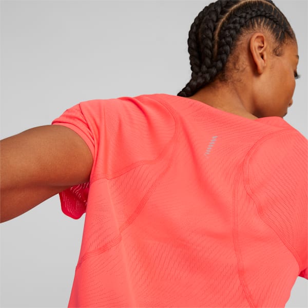 Ultraspun Running Tee Women, Fire Orchid, large-ZAF