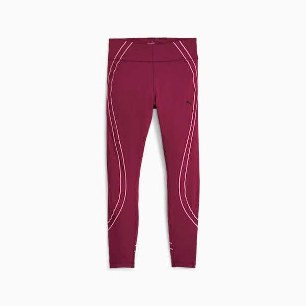 Calzas de training 7/8 para mujer Studio, Dark Jasper-Koral Ice, large-ARG