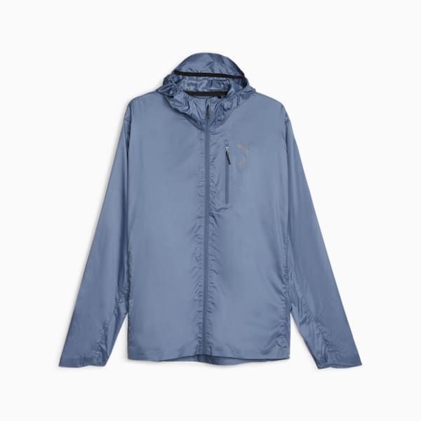 SEASONS Men's Lightweight Running Jacket, Inky Blue, large-ZAF