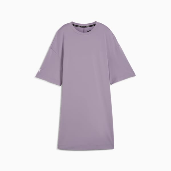 Modest Women's Oversized Training Tee, Pale Plum, large-ZAF