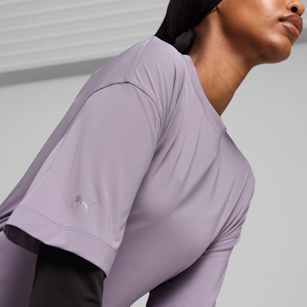 Modest Women's Oversized Training Tee, Pale Plum, large-ZAF